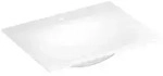 KEUCO Edition 11 Keramik-Waschtisch f&uuml;r 1-Loch Armaturen, 705 x 17 x 538mm - Wei&szlig;