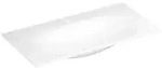 KEUCO Edition 11 Keramik-Waschtisch f&uuml;r 1-Loch Armaturen, 1055 x 17 x 538mm -...