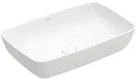 Villeroy & Boch Artis Aufsatzwaschtisch 580 x 380mm, eckig - wei&szlig;