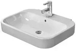 Duravit Happy D.2 Waschtisch 600 x 475mm mit Hahnloch, mit &Uuml;berlauf - Wei&szlig;