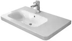 Duravit DuraStyle M&ouml;belwaschtisch asymmetrisch, Becken links, mit &Uuml;berlauf, 800 x
