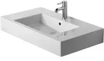 Duravit Vero M&ouml;belwaschtisch 850 mm, mit &Uuml;berlauf mit 1 Hahnloch, wei&szlig; - Wei&szlig;