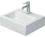 Duravit Vero Handwaschbecken 450 mm, ohne &Uuml;berlauf mit 1 Hahnloch, wei&szlig; - Wei&szlig;