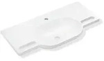 HEWI Waschtisch mit Haltem&ouml;glichkeit 850 x 415mm - wei&szlig;