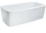 LAUFEN Palomba Collection freistehende Badewanne - wei&szlig;
