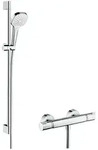 Hansgrohe Croma Select E Vario Combi Set 0,9m - Chrom/Wei&szlig;