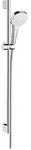 Hansgrohe Croma Select E 1jet Brauseset 0,9m - Chrom/Wei&szlig;