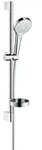 Hansgrohe Croma Select S Vario Brauseset 0,65m - Chrom/Wei&szlig;
