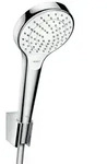 Hansgrohe Croma Select S Vario Porter Set 1,25m - Chrom/Wei&szlig;