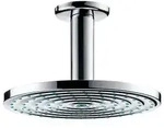 Hansgrohe Raindance S 180 Air 1jet Kopfbrause mit Deckenanschluss 100mm - Chrom