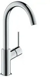 Hansgrohe Einhebel-Waschtischmischer 210 Talis mit Push-Open Ablaufgarnitur, 120 Grad