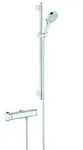 GROHE Grohtherm 2000 Thermostat-Brausebatterie f&uuml;r Wandmontage, mit Brausegarnitur -