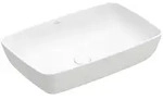 Villeroy & Boch Artis Aufsatzwaschtisch 580 x 380mm, eckig - Wei&szlig; Alpin CeramicPlus