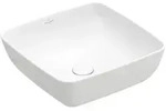 Villeroy & Boch Artis Aufsatzwaschtisch 410 x 410mm, eckig - Wei&szlig; Alpin CeramicPlus
