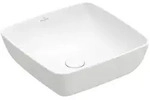 Villeroy & Boch Artis Aufsatzwaschtisch 410 x 410mm, eckig - wei&szlig;