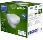 Duravit No.1 Wand-WC Set Rimless (sp&uuml;lrandlos) - Wei&szlig;