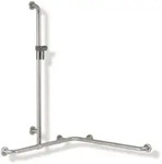 HEWI Serie 805 Classic Duschhandlauf 1100/762/762mm - wei&szlig;