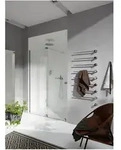 H&Uuml;PPE Xtensa Pure Walk-In Gleitt&uuml;r, Typ 1400 links - silber hochglanz
