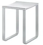 KEUCO Collection Plan Hocker Aluminium silber-eloxiert/wei&szlig; - Aluminium/wei&szlig;