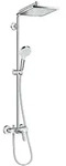 Hansgrohe Crometta E 240 1jet Showerpipe mit Einhebelmischer - Chrom