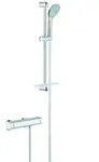GROHE Grohtherm 2000 Thermostat-Brausebatterie f&uuml;r Wandmontage, mit Brausegarnitur -
