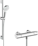 Hansgrohe 27812400, Hansgrohe Crometta Ecostat 1001 CL Combi 0,65m Brauseset mit