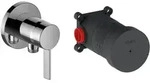 KEUCO IXMO Set Pure Einhebel-Brausemischer mit Schlauchanschluss - Chrom