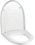 Geberit Flow WC-Sitz, wei&szlig; mit Absenkautomatik - wei&szlig;