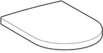 Geberit Courreges WC-Sitz, wei&szlig; - wei&szlig;