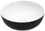 Villeroy & Boch Artis Aufsatzwaschtisch 430mm Durchmesser, rund - Coal Black