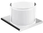 KEUCO Edition 400 Lotionspender mit Echtkristall-Glas mattiert - Chrom