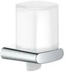 KEUCO Elegance Lotionspender mit mattiertem Echtkristall-Glas - Chrom