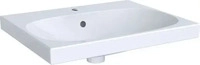 Geberit 500620018, Geberit Acanto Waschtisch, 600 x 480mm, mit Hahnloch, mit