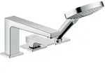 Hansgrohe Metropol 3-Loch Einhebel-Wannenrandmischer mit Zungengriff 32550000 - Chrom