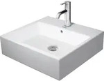 Duravit Vero Air Waschtisch geschliffen, 500 x 470mm mit Hahnloch, mit &Uuml;berlauf -