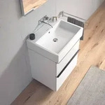 Duravit Vero Air M&ouml;belwaschtisch, 600 x 470mm, ohne Hahnloch, mit &Uuml;berlauf - Wei&szlig;