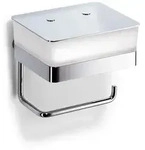 Giese WC-Duo Glasbeh&auml;lter f&uuml;r Feuchtpapier mit Papierhalter - Chrom