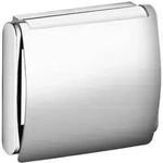 KEUCO Collection Plan Toilettenpapierhalter mit Deckel - Edelstahl