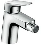 Hansgrohe Einhebel-Bidetmischer 70 mit Zugstangen Ablaufgarnitur, Logis - Chrom