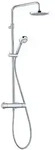 KLUDI Logo Thermostat Dual Shower System - chrom