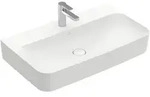 Villeroy & Boch Finion Waschtisch mit Hahnloch, mit verdecktem &Uuml;berlauf...