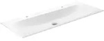 KEUCO Keramik-Waschtisch mit 2x1-Hahnloch, 1205 x 17 x 493mm - Wei&szlig;