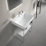 Duravit DuraSquare M&ouml;belwaschtisch 600 x 470mm, mit Hahnloch - Wei&szlig;