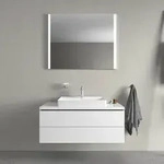 Duravit DuraSquare Aufsatzbecken 600 x 470mm, 1 Hahnloch - Wei&szlig;