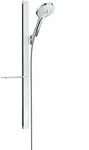 Hansgrohe Unica Raindance Select S 120 3jet Brauseset 0,9m - Chrom/Wei&szlig;