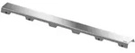 TECE TECEdrainline Designrost "steel II" 900 mm, gerade - Edelstahl geb&uuml;rstet