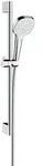Hansgrohe Croma Select E 1jet Brauseset 0,65m - Chrom/Wei&szlig;