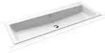 Kaldewei Puro Doppel-Einbauwaschtisch 1200 x 460 x 14mm, mit 2 x 1 Hahnloch -