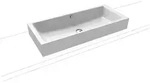 Kaldewei Puro S Aufsatzwaschtisch; Modell 3176; 900 x 385 x 120mm, ohne...
