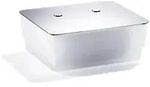Giese WC-Uno Glasbeh&auml;lter f&uuml;r Feuchtpapier - Chrom
